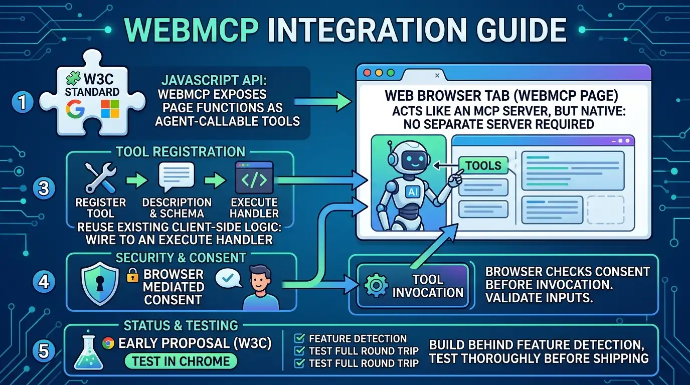 WebMCP Integration Guide for Modern Browsers
