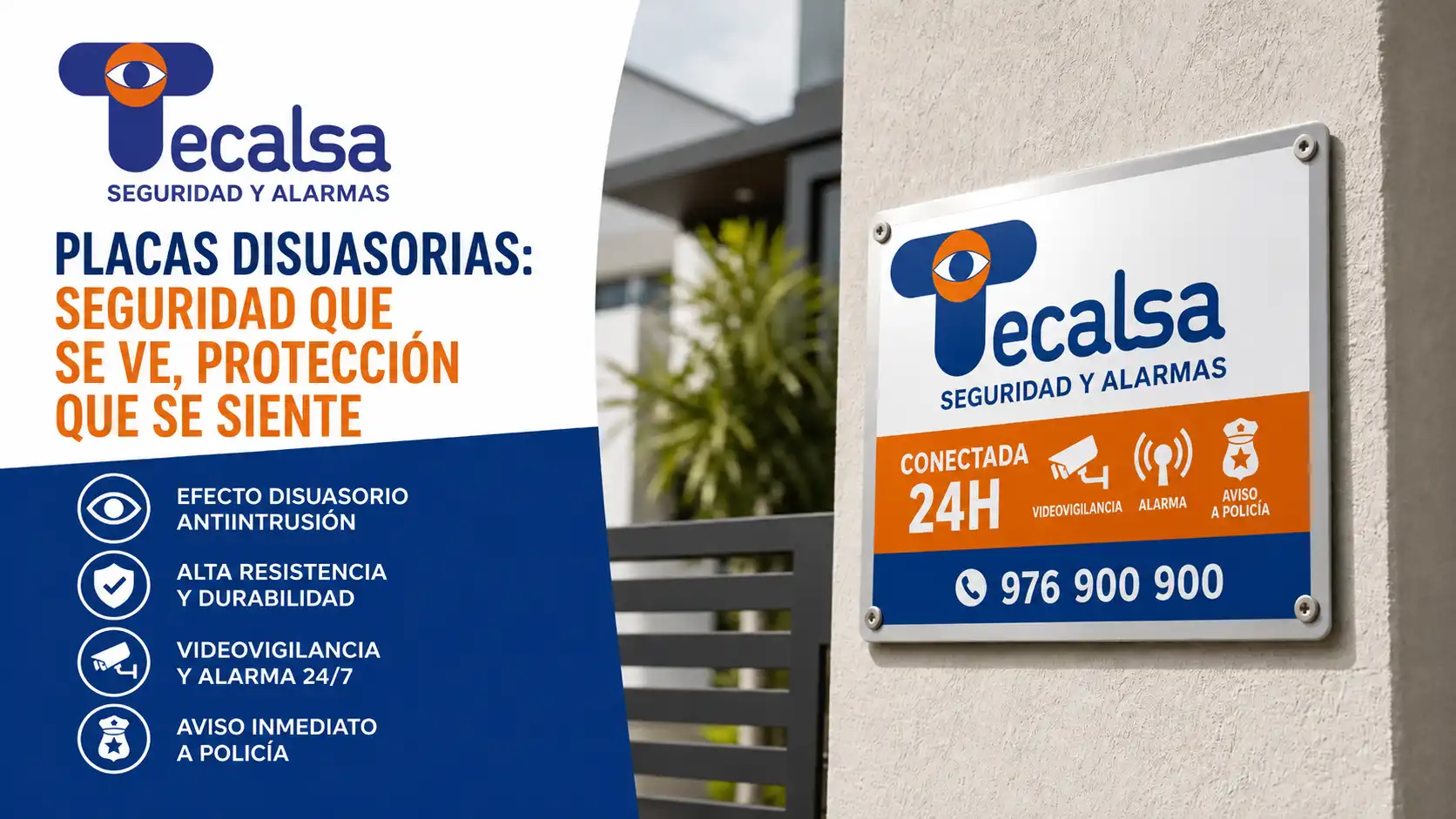 Las Placas Disuasorias Protegen porque Actúan Antes de que Llegue el Intruso
