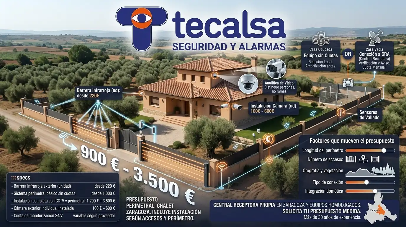 Presupuesto de Seguridad Perimetral para Chalets en Zaragoza