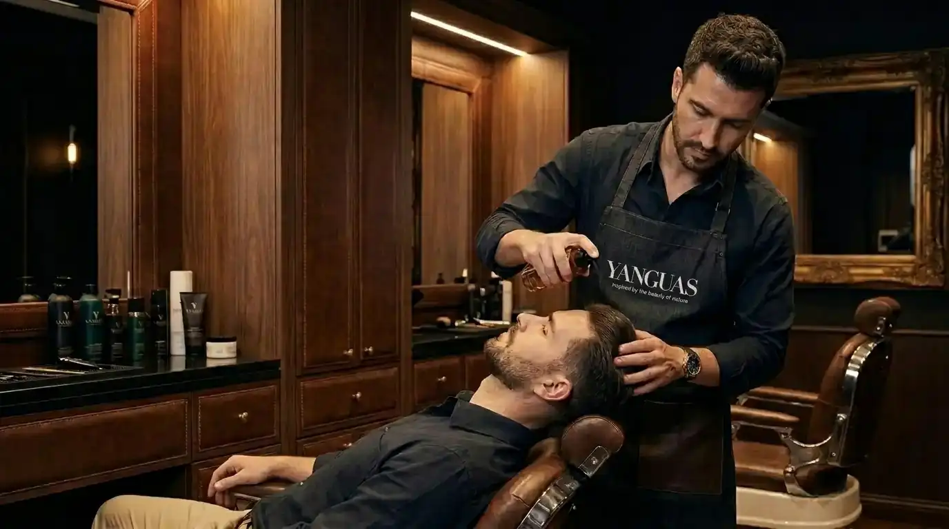 Cosmética Capilar Masculina en el Salón Profesional: del Corte al Ticket Recurrente