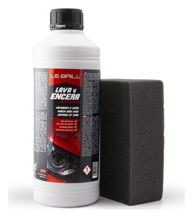 Wash & Wax LE-BRILL + SPONGE 1L