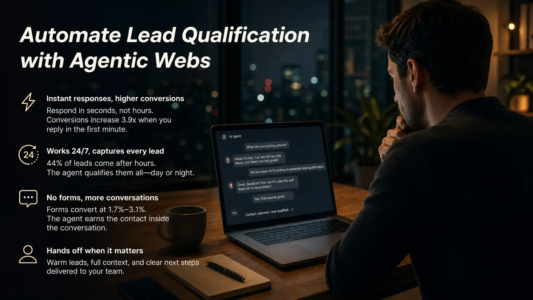 Can an Agentic Web Qualify Your Leads Automatically?