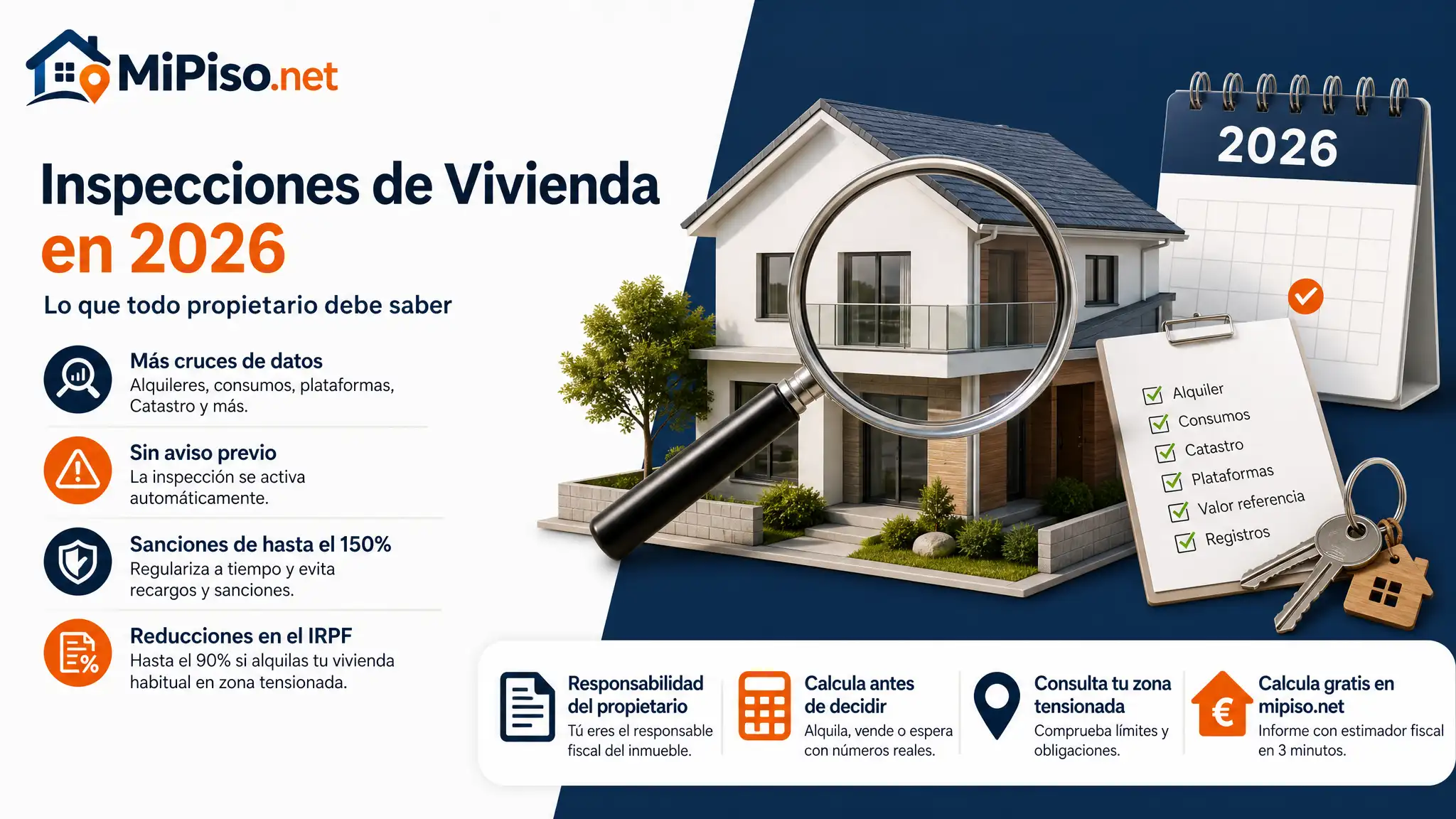 Hacienda cruza portales, fianzas, consumos y plataformas para detectar alquileres no declarados en 2026. Qué vigila, qué arriesgas y cómo ponerte al día.