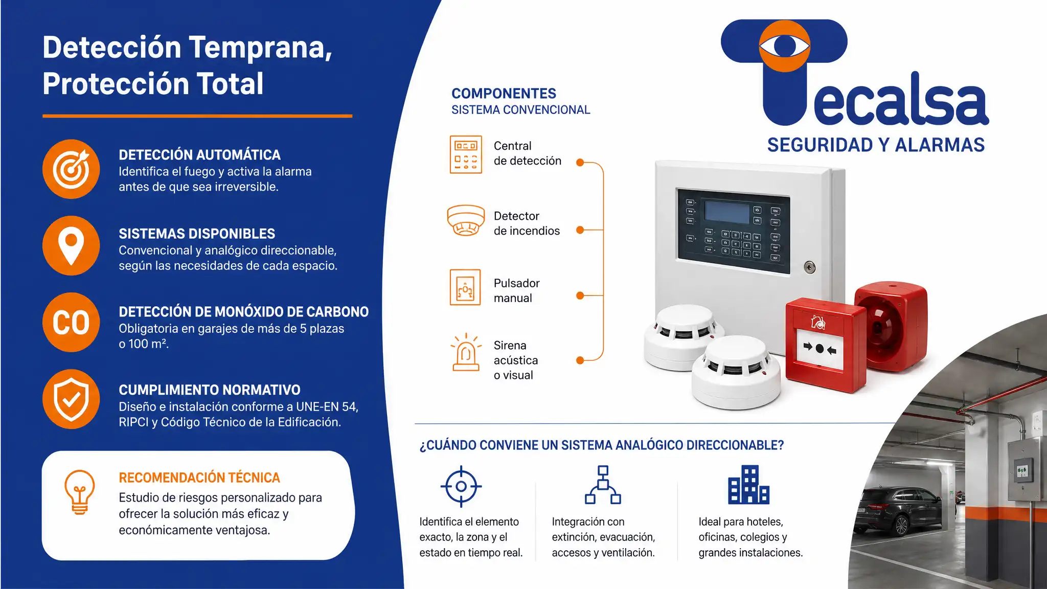 Sistemas de Detección de Incendios