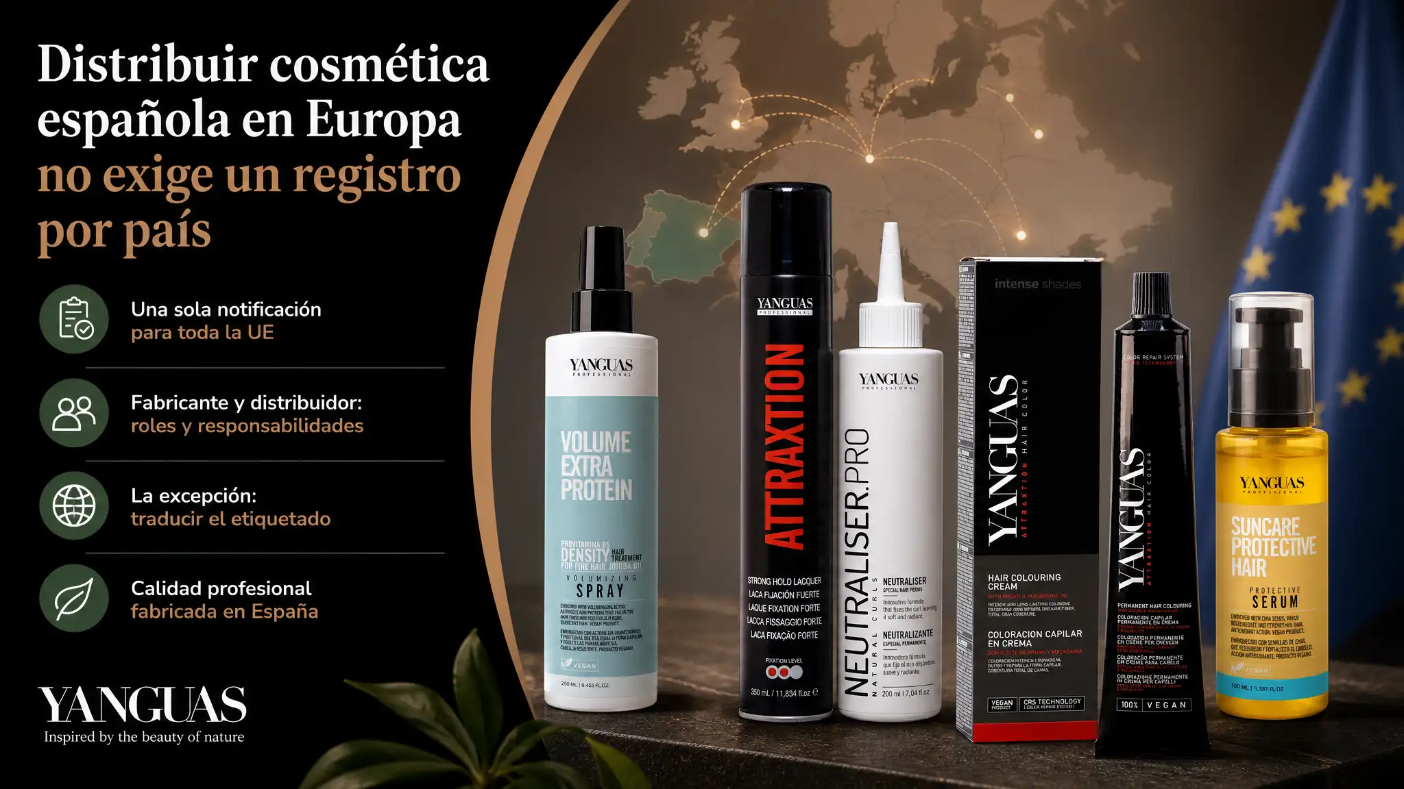 Para distribuir cosmética profesional en la UE no necesitas un registro por país
