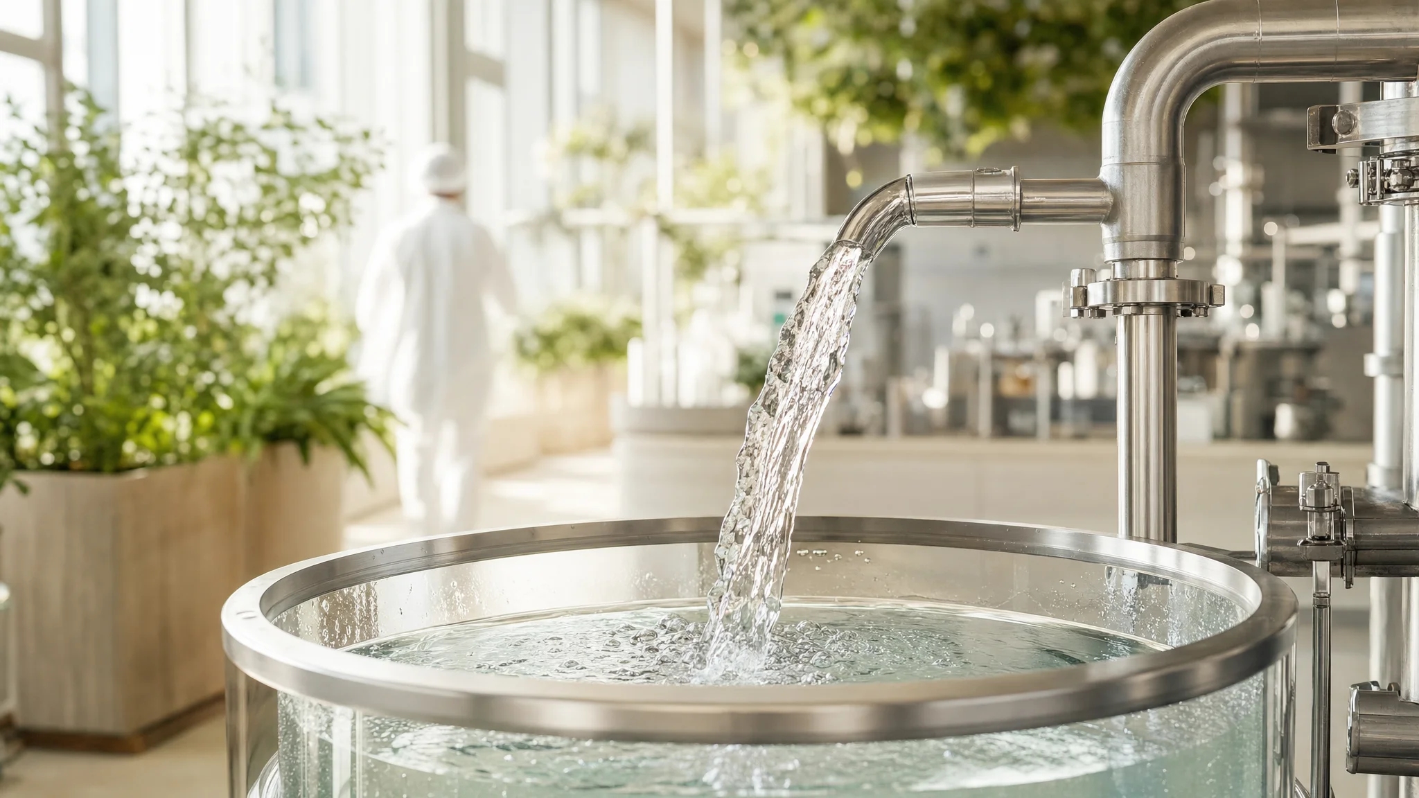 Responsible water use in production